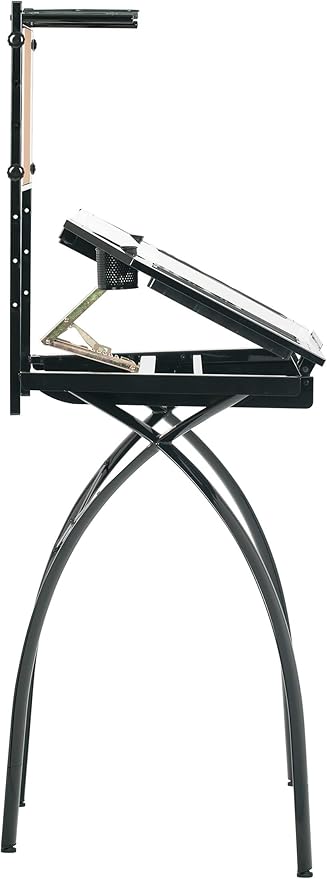 Studio Designs Futura Tower in Black with Clear Glass