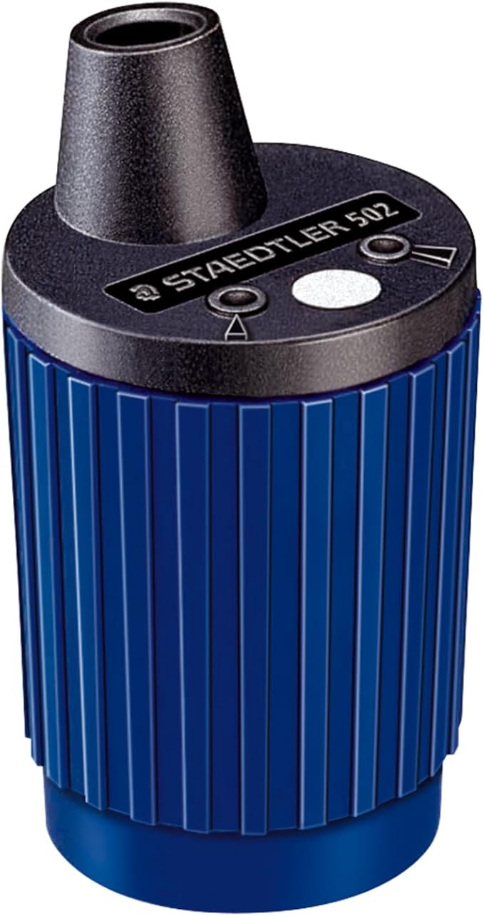 Staedtler 502 BK A6 Mars Rotary Action Lead Pointer and Tub for 2mm Leads, 502BKA6,Blue