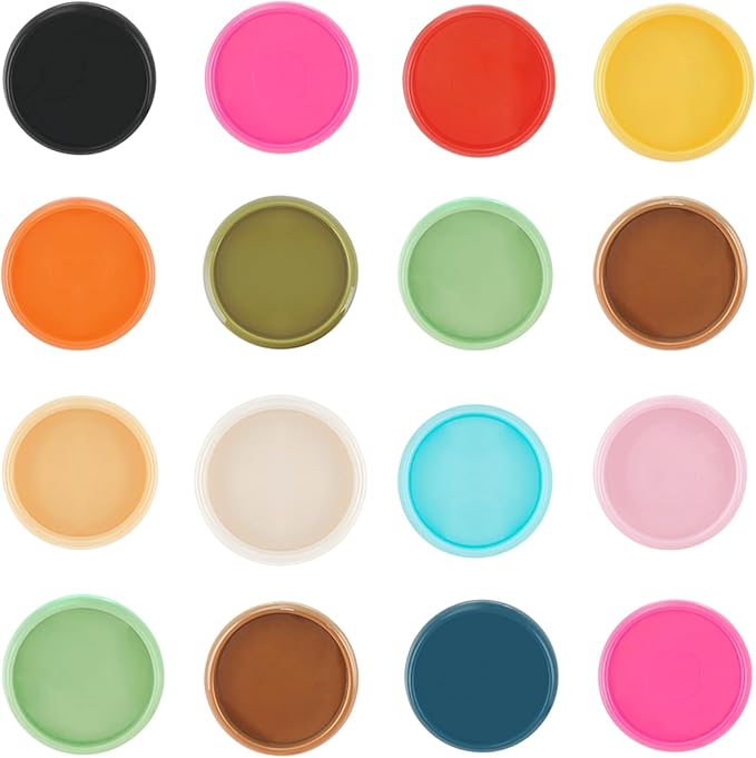 100PCS Discbound Notebook Accessories Expansion Planner Discs Binder Rings Loose-Leaf Plastic Book Binding Disc(Mixed,1.1"/28 mm)