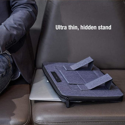 Nillkin 14 inch Laptop Case Laptop Stand with Handle - Laptop Sleeve Bag Computer Carrying Case Compatible with 13/13.3-14 inch MacBook Air, HP, Dell, Lenovo, Samsung Chromebook, Blue