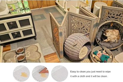 Office Chair Mat for Carpet with Studs, Desk Chair Mat for Carpeted Floor,Floor Mat for Carpet Office Chair,Plastic Carpet Chair Mat Floor Protector (36"x48"-Rectangle)