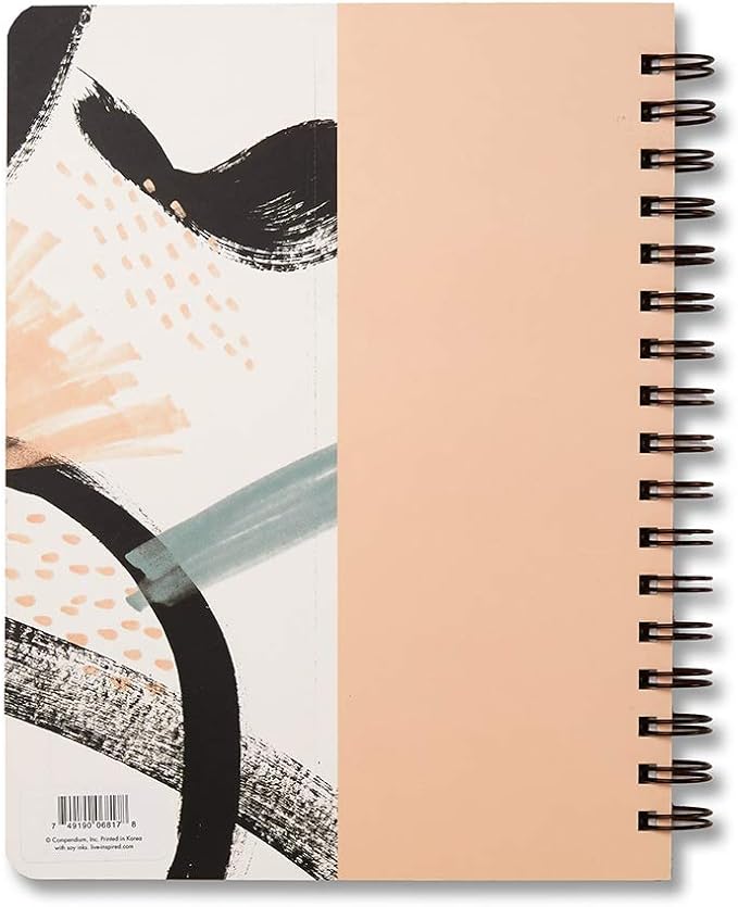 Compendium Spiral Notebook - Go out there and do something remarkable. — A Designer Spiral Notebook with 192 Lined Pages, College Ruled, 7.5”W x 9.25”H