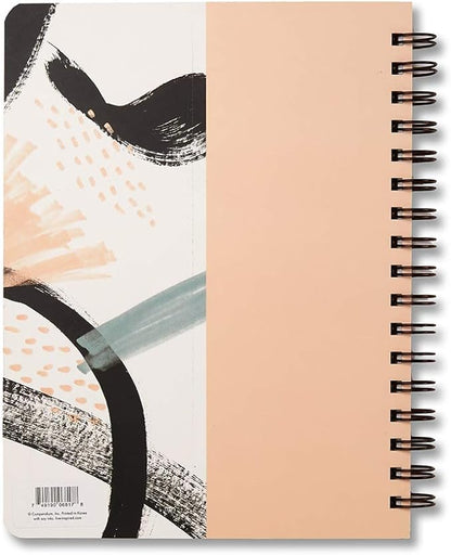 Compendium Spiral Notebook - Go out there and do something remarkable. — A Designer Spiral Notebook with 192 Lined Pages, College Ruled, 7.5”W x 9.25”H