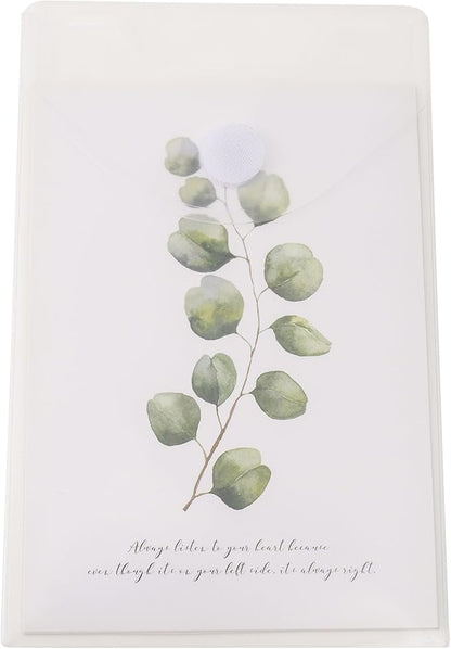 6’’ x 9’’ Vertical Clear Plastic Envelopes Receipt Stickers File Storage 30 Pack Hook Loop Closure