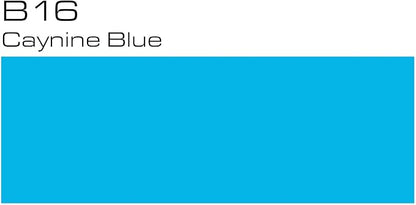 Copic Markers B16-Sketch, Cyanine Blue, Copper