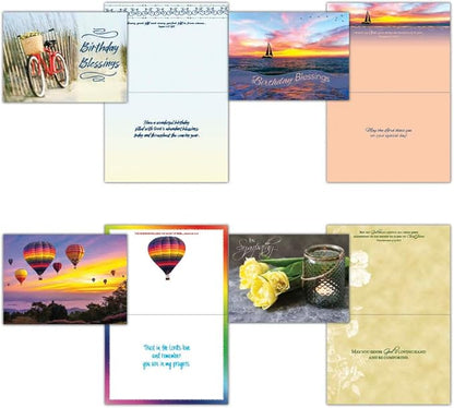All Occassion Greeting Cards - King James Version Scriptures - Assorted Designs - 48 Count