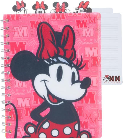 Innovative Designs Disney Minnie Mouse Journal Notebook, Spiral Bound, 96 Lined Pages, 8 x 7 inches, Pink