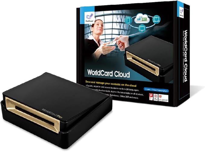 PenPower WorldCard Cloud (1-Year Subscription, 1 Users) - Save and Manage Your Contacts on The Cloud.