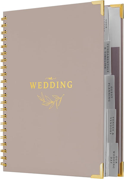 Your Perfect Day Wedding Planner for Bride - Wedding Planning Book and Organizer - Bridal Wedding Planner Notebook & Binder with Checklist & Countdown Calendar (Meadow Gold)