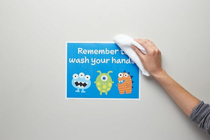 Avery Customizable Removable Wall Decals, 8.5" x 11", Tear and Water Resistant Printable Labels, 3 Blank Wall Decal Stickers (61512)