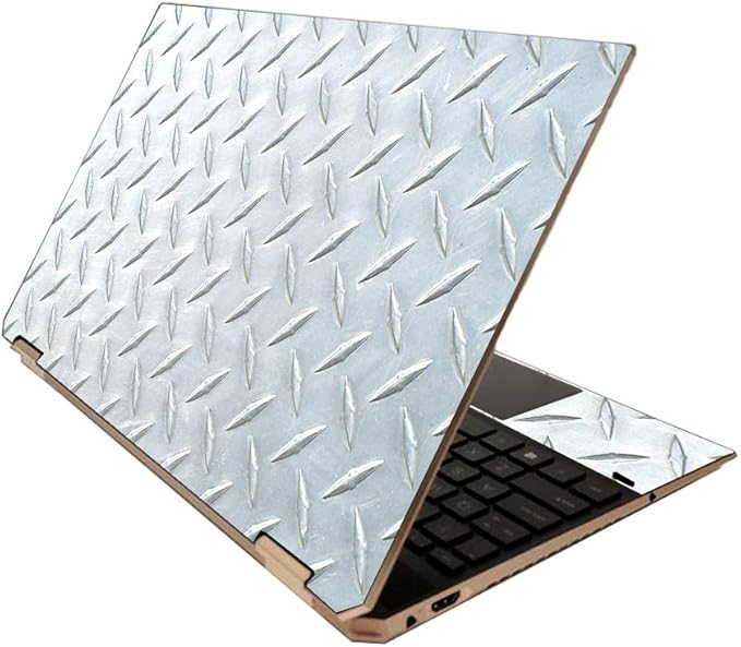 MightySkins Skin for HP Spectre x360 15" (2020) - Diamond Plate | Protective, Durable, and Unique Vinyl Decal wrap Cover | Easy to Apply, Remove, and Change Styles | Made in The USA