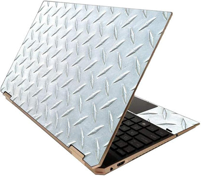 MightySkins Skin for HP Spectre x360 15" (2020) - Diamond Plate | Protective, Durable, and Unique Vinyl Decal wrap Cover | Easy to Apply, Remove, and Change Styles | Made in The USA