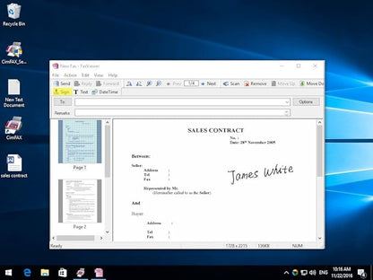 CimFAX Fax from PC/Mobile to Fax Machines Fax2Email 20 Users Fax Server Automatic Fax Solution Fax Via Landline… (2GB)