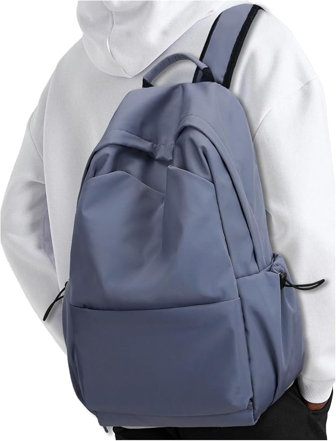 YGR Laptop Backpack for Women and Men, Waterproof Lightweight Travel Daily Rucksack Casual 15.6 inches Computer Bags for College, Blue