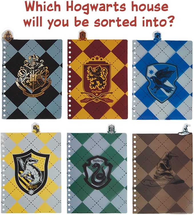 Innovative Designs Harry Potter Hogwarts Writing Notebook & Tab Journal for Kids, Teens or Adults