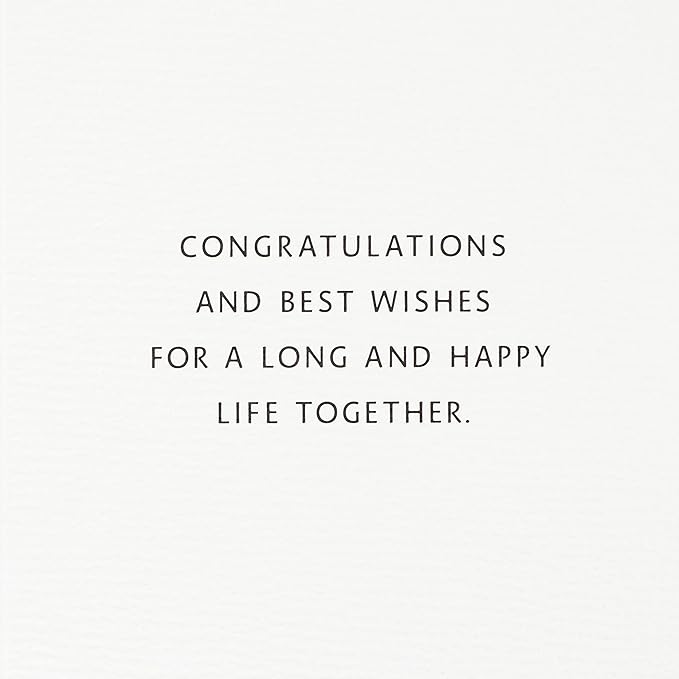 Hallmark Wedding Card, Engagement Card, Bridal Shower Card (To Have and To Hold Wedding Bands)