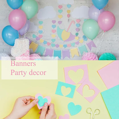 100 Sheets Colored Cardstock 8.5 x 11 Paper Pack,20 Assorted Colors, Double Sided Printed Cardstock Paper, for DIY Arts,Card Making, Scrapbooking,School Decor Supplies -65 lb