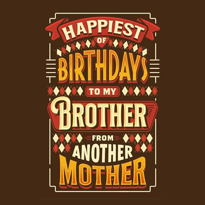 Prime Greetings Brother In Law Birthday Card, Made in America, Eco-Friendly, Thick Card Stock with Premium Envelope 5in x 7.75in, Packaged in Protective Mailer