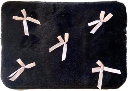 9-11 Inch Tablet Sleeve Case for iPad Pro 11 Air 4 10.2 Tab Protective Bag Cute Bowknot Quilted Puffy Laptop Pouch Carrying Case