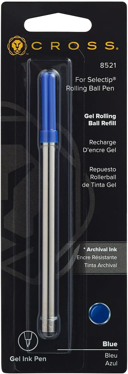 Cross Gel Ink Rolling Ball Refill for Selectip Pens, Pack of 1