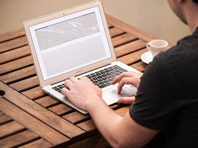 Compuchecks Top Blank Check Paper - 250 Pack, Quick-Books & Laser Printer Compatible - Security Business Checks with Voucher - 8.5" x 11" Burgundy Marble