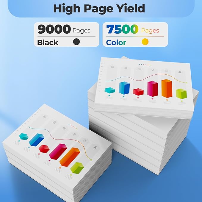 542 Ink Refill Bottles ET-5850 ET-5150 ET-5170 ET-5180 Replacement for 542 Ink Bottle for Ecotank Pro ET-16650 ET-5880 ET-5800 ET-16600 ET5180 ET5170 ET5150 ET5880 ET5800 16650 Printer, 10 Pack