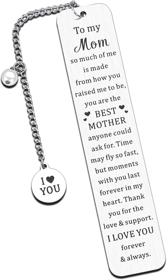 Gifts for Mom, Mothers Day Gifts from Daughter Son Kids, Mom Gifts Bookmark, Mom Birthday Gifts for Women, Mom Gifts from Daughters Sons, Mom Christmas Thanksgiving Valentines Day Gifts for Her Mom