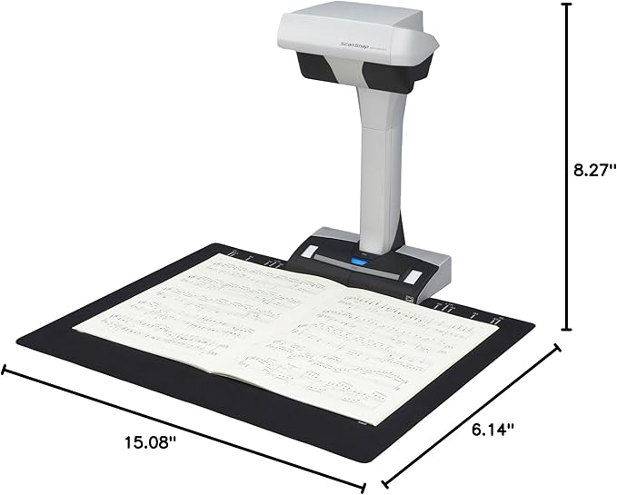 ScanSnap SV600 Overhead Book and Document Scanner, Black