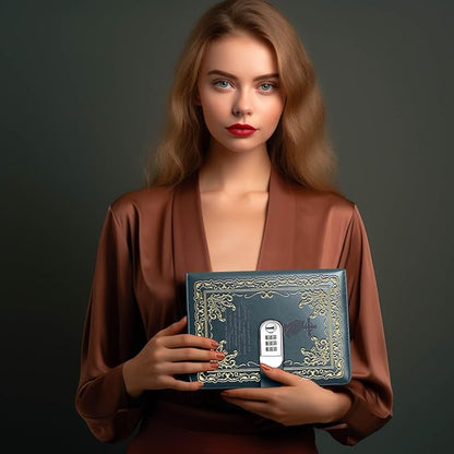 Bible Verse Gift God Grant Me The Serenity to Accept The Things A5 Locking Leather Journal Christian Gift Refillable Writing Notebook with Lock Password (God Prayer-Grey)