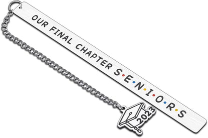Senior 2023 Gifts Graduation Bookmark for Class of 2023 Senior High School College Best Friend Gifts for Women Funny Leaving Going Away Party Gifts for Her Friends BFF Student Bulk TV Show Book Mark
