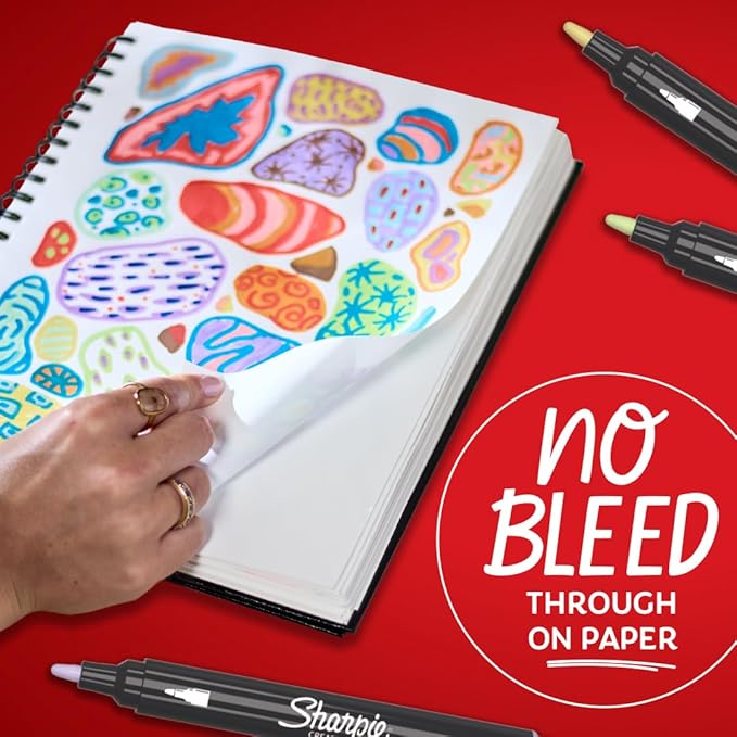 SHARPIE Creative Markers, Earth Tones, Water-Based Acrylic Markers, Bullet Tip, Assorted Colors, 12 Count, Everything The Light Touches Is Your Canvas, In celebration of Disney’s Mufasa: The Lion King