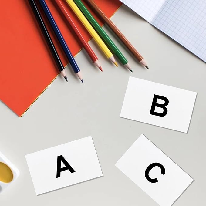 100 Pack 3x5 Index Cards Blank Note Cards, 250 GSM/92 lb Thick White Cardstock Paper Unlined Note Cards Flash Cards for Studying, Blank Cards for Postcards, Photo Cards, Syllable Boards, Recipe Cards