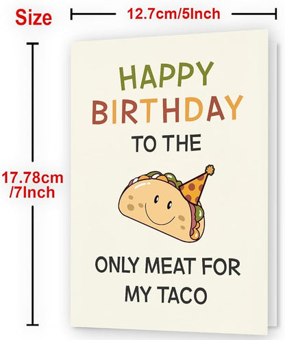 Husband Birthday Card | Birthday Decorations for Men | Funny Birthday Card & Gift for Husband, Men, Boyfriend, and Him | Happy