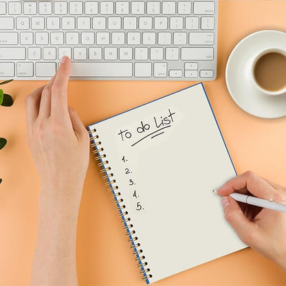 Thank You Navy Blue Hardcover 160 Pages Spiral Notebooks, Funny Thank You Gifts for Women Men Coworkers Leader Mentor, Appreciation Gifts for Employees, Thanksgiving Gifts for Colleagues Leaders