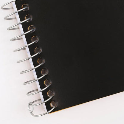 Five Star Spiral Notebook, 1 Subject, College Ruled Paper, 7" x 4-3/8", Personal Size, 80 Sheets, Black (450048AA2-ECM)