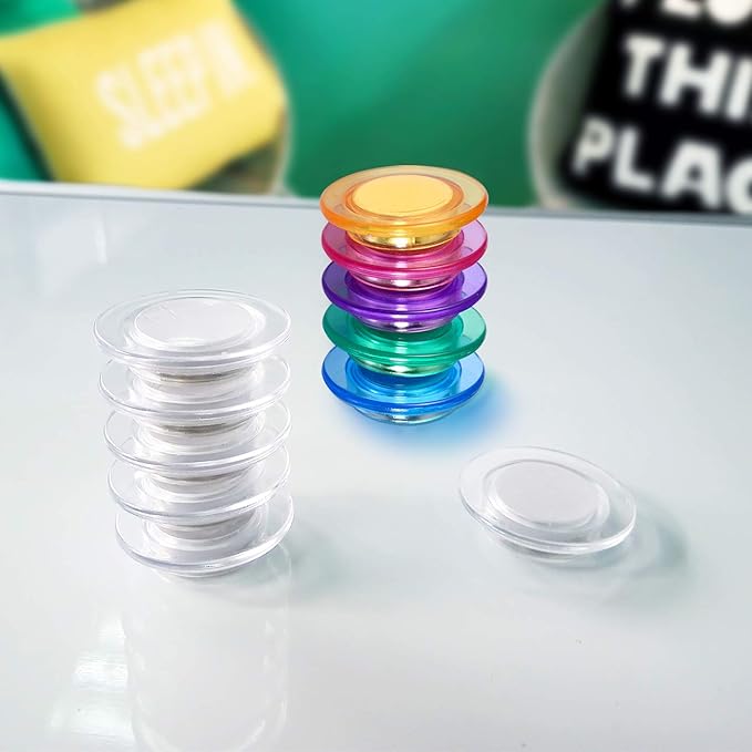 Magnets for Glass Whiteboard, Dry Erase Board, Large, Assorted Color 20 Pack (20PCS)
