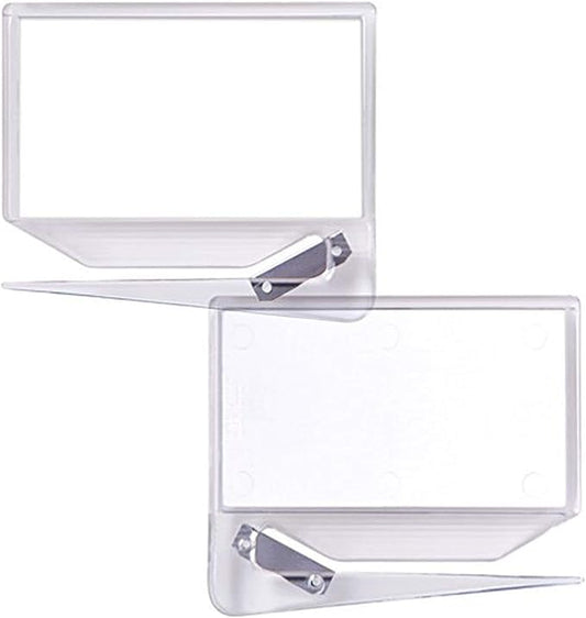 Zippy Clear Business Card Letter Opener Made in The USA. Perfect for Business Cards, Photos, Fits 3.5 X 2 inch Insert, Envelope Letter Slitter, Box Cutter, Stainless Steel Blade (Clear, 125 Pack)