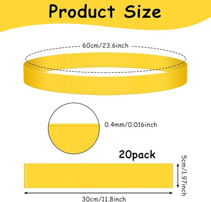 20 Pack Chair Bands for Kids with Fidgety Feet, ADHD Tools for Kids, ROOKEA Sensory Room Must Haves for Adhd Kids Fidget Chair Bands Autism Classroom Must Haves ADHD Tools for Classroom Home Chairs