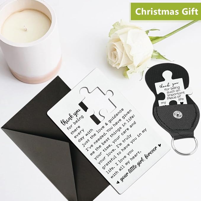 llxxeyopqdxz Thank You Dad Gifts from Daughter, Wallet Card Insertion, Dad Appreciation Gift, Christmas Gifts for Dad from Daughter, Happy Birthday Dad Gift Card, Thanksgiving Day Gift for Dad.