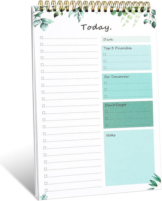 To Do List notepad - To Do List Notebook for Work with 52 Sheets, Undated Daily Planner Perfect for Daily Tasks and Goal Setting, To Do List Notepad Suitable for Office, Desk, Classroom,