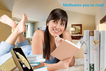 Metal Butterfly Feather Bookmark Birthday Gifts Teacher Christmas Gifts for Women Christmas Stocking Stuffers for Women Teacher Appreciation Gifts Bookmarks for Women Girls Readers Book Lover