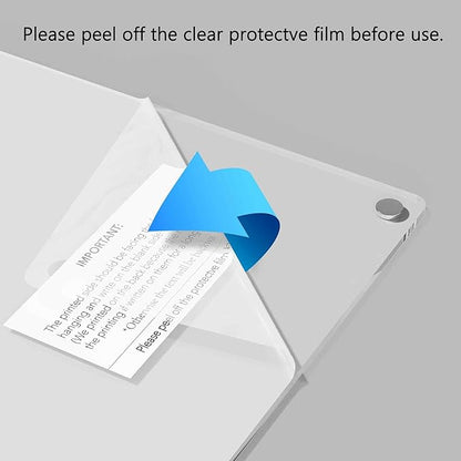 Acrylic Magnetic Dry Erase Board for Fridge, Clear Whiteboard for Refrigerator, Notepad Memo to Do/Grocery List White Board, w/ 8 Colors Markers, 15"x11"