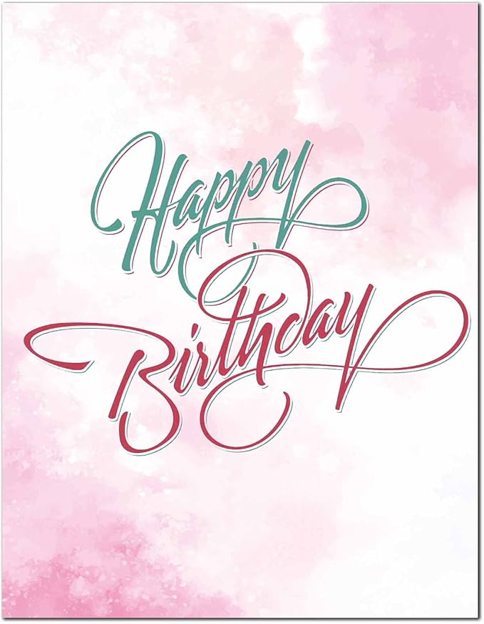 DUGUTUL Watercolor Stationary Paper, 100 gsm Printer Paper 8.5 x 11, 12 designs, Double-Sided, Colored Paper for Writing Letters and Invitations, Writing Paper for Business or Personal Use (48)