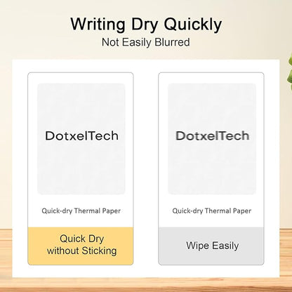 2 Rolls Thermal Paper, Thermal Printer Paper, 8.5" x 26ft US Letter Paper Size, Printer Paper Roll for M08f M832 Printer, Thermal Paper Rolls Compatible with Peripage Bluetooth Portable Printer