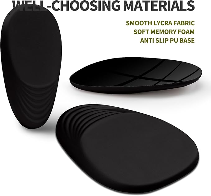 Hokafenle Ergonomic Mouse Pad Wrist Support, Terraced Slope Carpal Tunnel Wrist Pad for Mouse with Unibody Memory Foam, Wrist Rest Pain Relief Mousepad (Dark Night, 11.8x7.9 in)