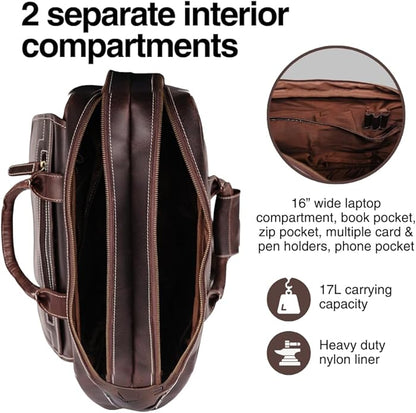 Buffalo Leather Pilot Bag