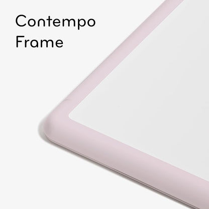 U Brands Contempo Magnetic Dry Erase Board Kit, Set of 15, 11”x14”, Pink Soft Dye Modern Frame, Includes Magnets, Markers