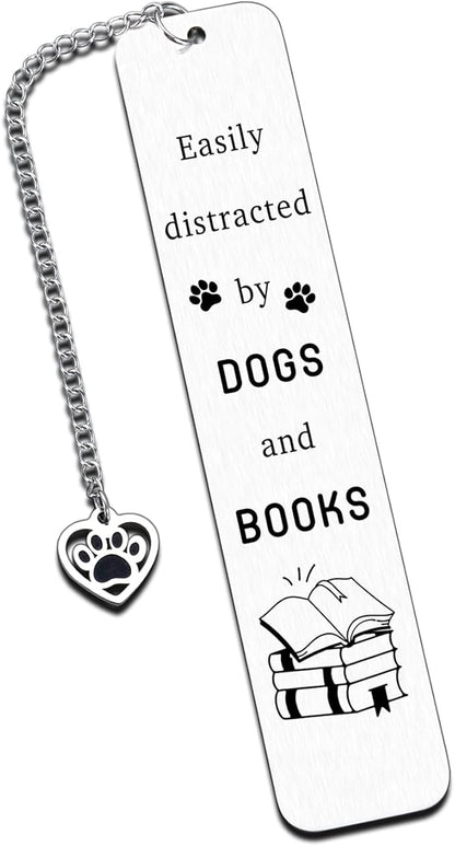Funny Dog Bookmark for Reading Women Dog Lover Gifts, Book Lover Gifts for Female Friends Cute Bookmark Gifts for Dog Mom Owner Christmas Stocking Stuffers for Women Men Reading Supplies for Women Her