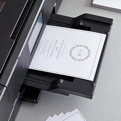 White Thick Paper Cardstock - 125 lb Card Stock (340 gsm) | 8.5 x 11 inch | 25 Sheets | Heavyweight Cover Stock for Business Cards, Art, Invitations, Stationery Printing