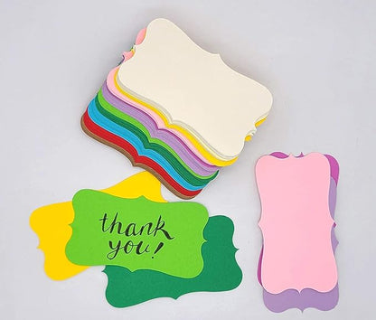 PPAPPAPPIYO Color Blank index cards Business Cards (110) Paper 3.5 in x 2 in - Blank